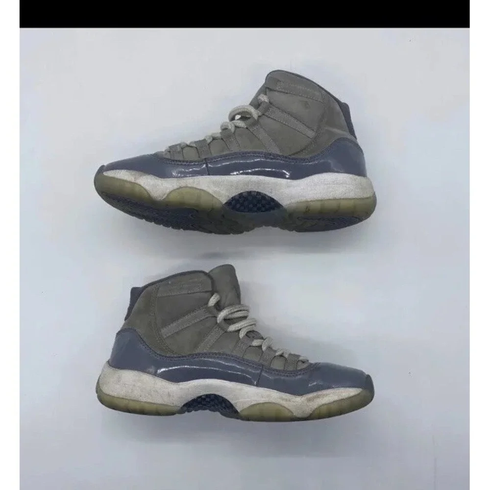 Jordan 11 Cool Grey Size 4Y GS Grade School Youth High Top Sneaker